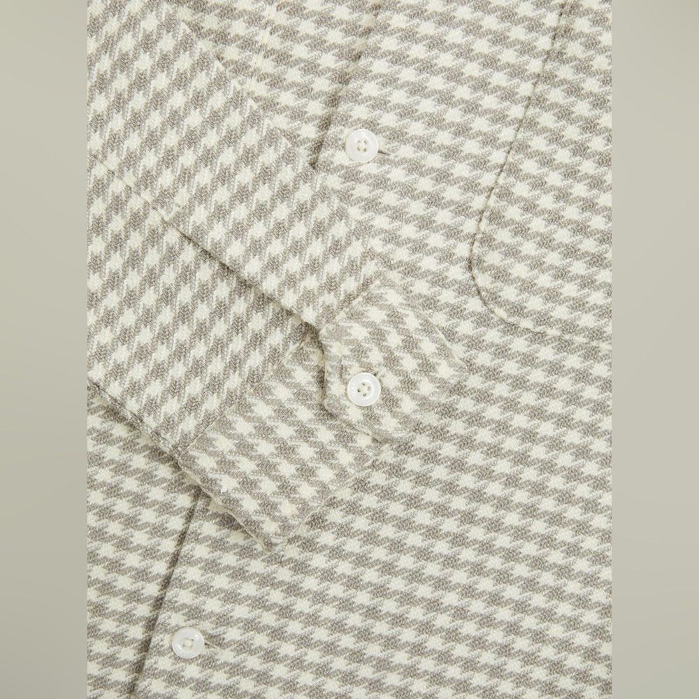 NWT REISS Naqua Dogtooth Twill Overshirt - Picture 6 of 12